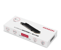 Axagon Chłodnica aluminiowa pasywna M.2 SSD 3mm - 1185583 - zdjęcie 4